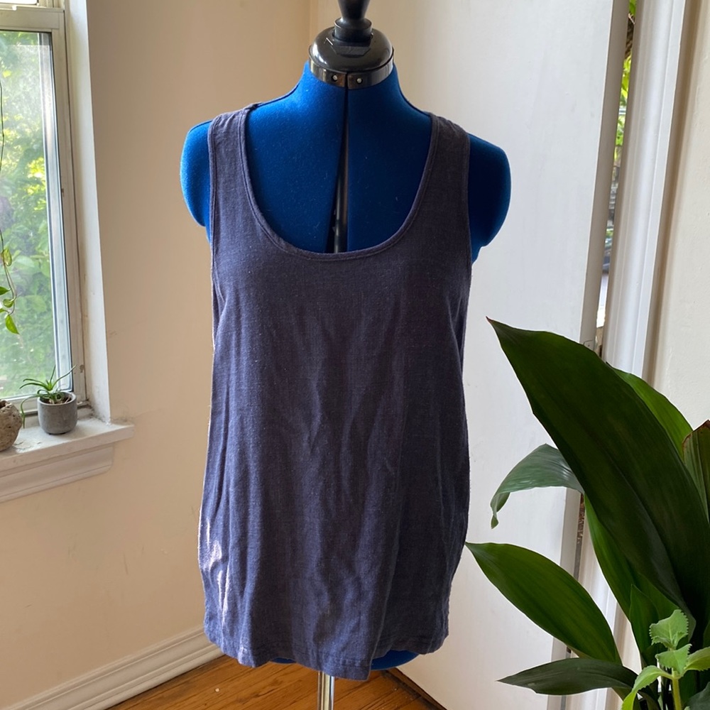 Blue tank top